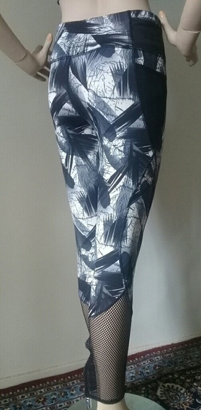YiTong LEGGINGS LONG. Black  $White  S/M - Picture 4 of 8
